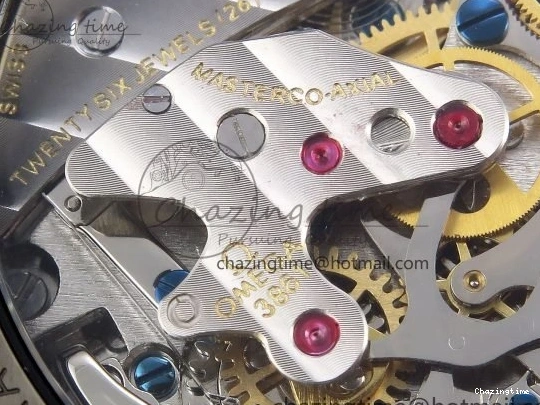 0413 Speedmaster Black Benom PVD Moon RMF Best Edition on PVD Bracelet Lemania HW WrinkleFree 7727